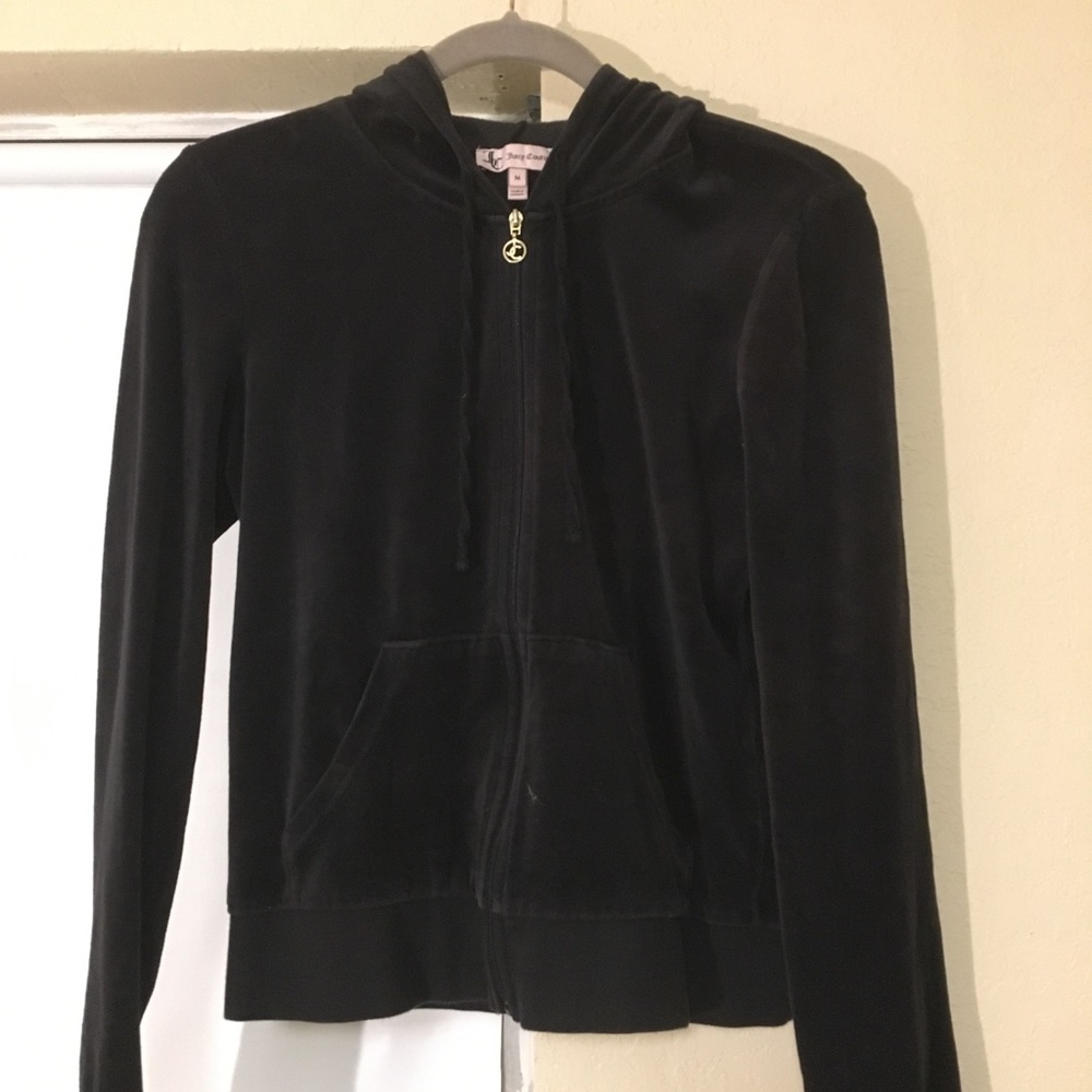 Juicy Couture Velour Track Zip Up Jacket